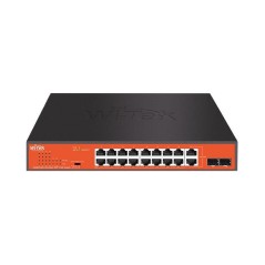 Wi-Tek 16GE POE 2 COMBO SFP FULL - High-Performance Networking Switch for Seamless Connectivity